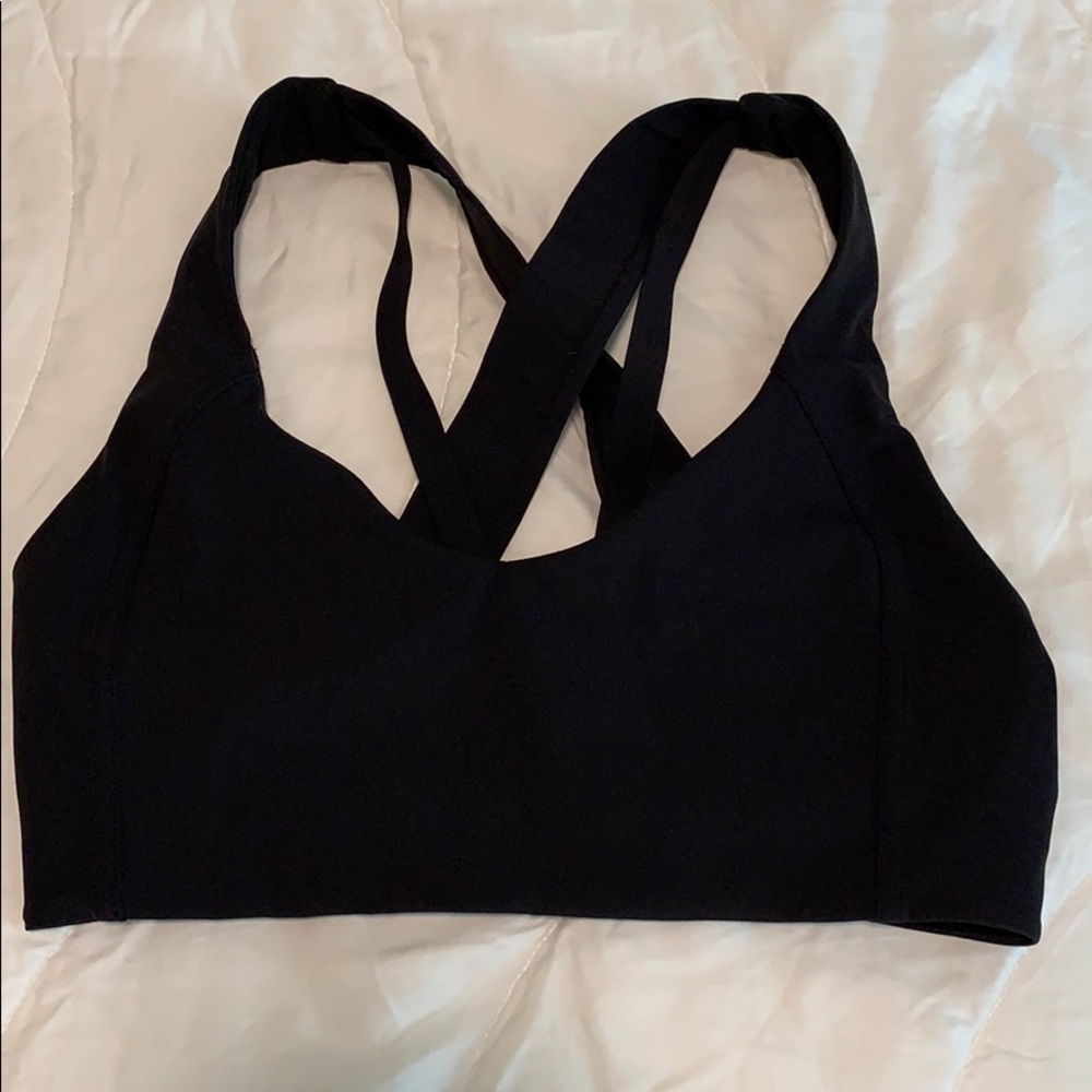 Black Lululemon sports bra - Size 6